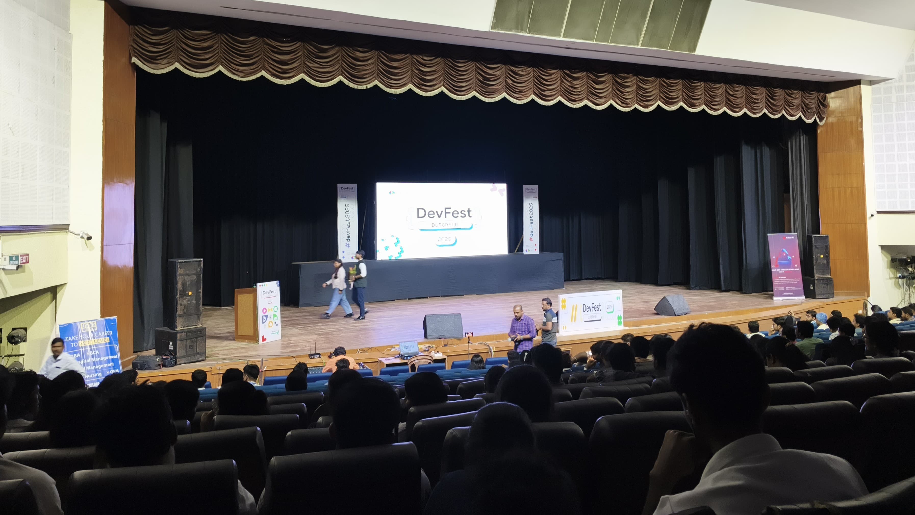 GDG Durgapur event venue - Durgapur Srijoni auditorium