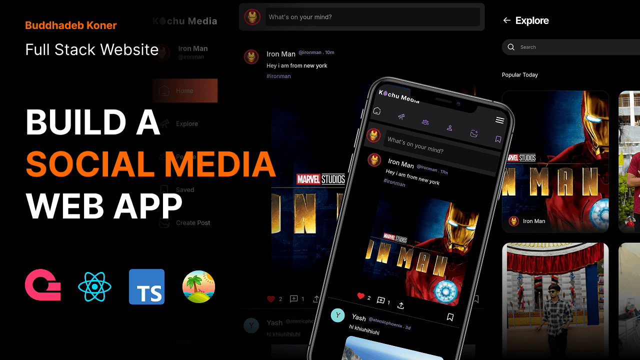 Social Media Web App Poster